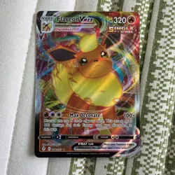 Pokemon TCG Flareon VMAX Evolving Skies Ultra Rare Card 18/203 - Image 1