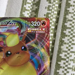 Pokemon TCG Flareon VMAX Evolving Skies Ultra Rare Card 18/203 - Image 3