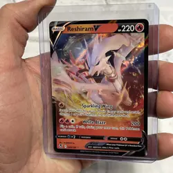 Reshiram V Ultra Rare SWSH12: Silver Tempest 024/195 Pokemon NM/MT Pokemon Card - Image 1