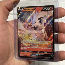 Reshiram V Ultra Rare SWSH12: Silver Tempest 024/195 Pokemon NM/MT Pokemon Card - Image 2