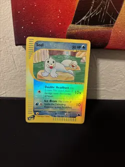 Pokemon Skyridge Seel Reverse Holo Card 95/144 Mint Condition - Image 1