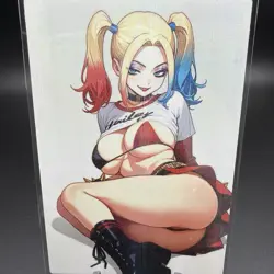 Harley Quinn Anime Waifu Card Doujin ACG Goddess Holo - Image 1