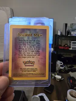 SEALED Ancient Mew Pokemon New Movie Promo Double Holo Foil Rare 1999-2000 Card - Image 1