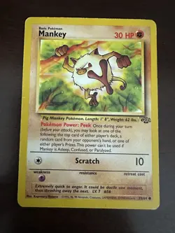 Pokemon TCG Jungle Lot Of 5 Vintage Cards MP / DMG UC - Common WoTC No Dupes ✨ - Image 3