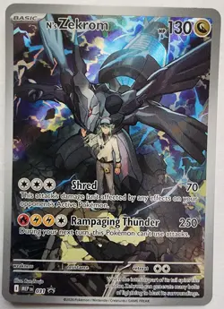 Pokemon Trading Card TCG N's Zekrom Full Art Holo 031 Promo Nintendo 2026 - Image 1
