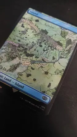 Island (274) Lord of the Rings Foil Magic the Gathering card - Image 1