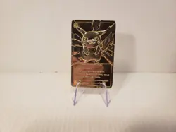 23K Gold Plated Pikachu Card Pokemon Burger King 1999 Card only - Image 2