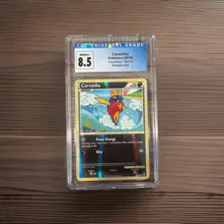 2010 Pokemon Card HGSS Carvanha Reverse Holo CGC 8.5 Mint + 59/102 Triumphant - Image 1