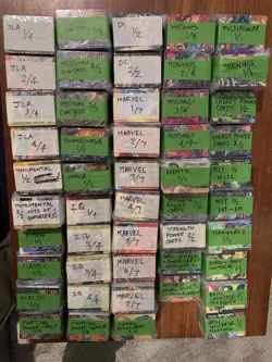 Huge Lot 7,454 Overpower Card Game CCG TCG X-Men Image Classic Monumental IQ JLA - Image 1