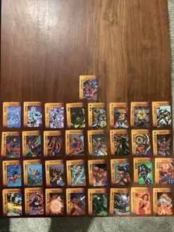 Huge Lot 7,454 Overpower Card Game CCG TCG X-Men Image Classic Monumental IQ JLA - Image 5