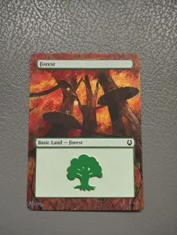 Forest MTG Avatar: The Last Airbender Hand Painted Borderless Altered Art mait - Image 1
