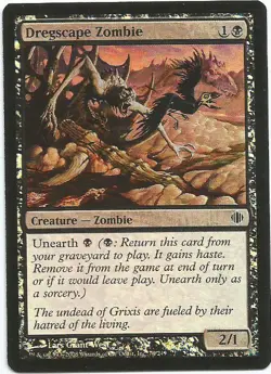 1x Foil - Dregscape Zombie - Magic the Gathering MTG Foil Shards of Alara - Image 1