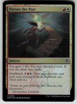 Pursue the Past Foil Common Secrets of Strixhaven 216 MTG Near Mint 2026 - Image 1
