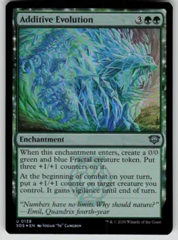 Additive Evolution Foil Uncommon Secrets of Strixhaven 139 MTG Near Mint 2026 - Image 1