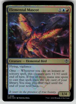 Elemental Mascot Foil Common Secrets of Strixhaven 185 MTG Near Mint 2026 - Image 1
