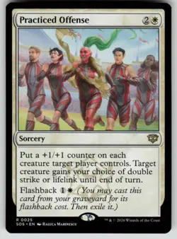 Practiced Offense Rare Secrets of Strixhaven 25 MTG Near Mint 2026 - Image 1