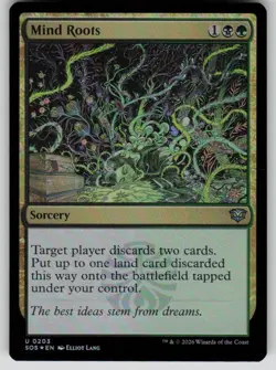 Mind Roots Foil Uncommon Secrets of Strixhaven 203 MTG Near Mint 2026 - Image 1