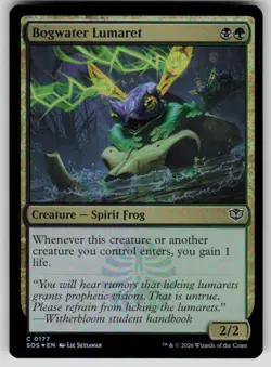 Bogwater Lumaret Foil Common Secrets of Strixhaven 177 MTG Near Mint 2026 - Image 1