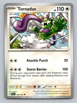 2024 Pokemon Card Stellar Crown Tornadus 120/142 - Image 1