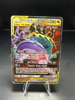 Pokemon Naganadel & Guzzlord GX 158/236 Sm-Cosmic Eclipse Holo - Image 2