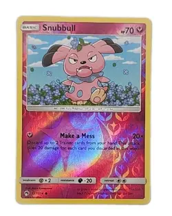 Snubbull 137/214 Reverse Holo Lost Thunder Pokemon Card TCG - Image 3