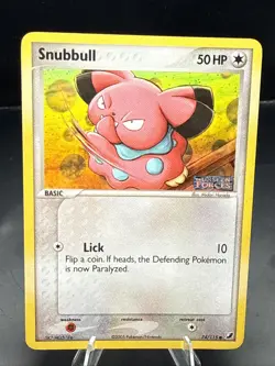 Pokemon Snubbull 74/115 Unseen Forces Holo Stamped - Image 1