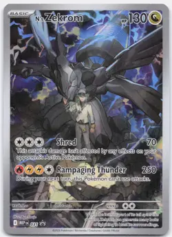 N's Zekrom - 031 Holo ME: Mega Evolution Promo Pokemon Near Mint - Image 1