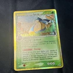 Pokemon SNORLAX (DELTA SPECIES) 10/101 REVERSE HOLO EX DRAGON FRONTIERS . LP-mp - Image 1