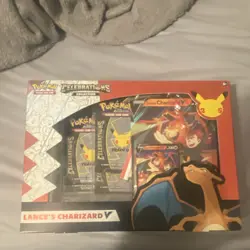 Pokemon Celebrations Lance's Charizard V Box Anniversary English - Image 1