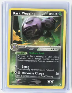 Dark Weezing 42/109 Uncommon Team Rocket Returns Pokemon Near Mint - Image 1