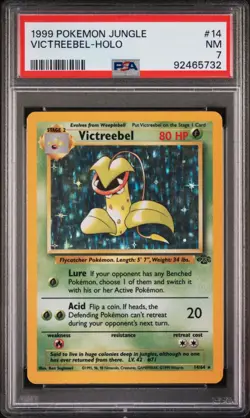 1999 POKEMON JUNGLE #14 VICTREEBEL HOLO PSA 7 Near Mint WOTC Vintage - Image 1