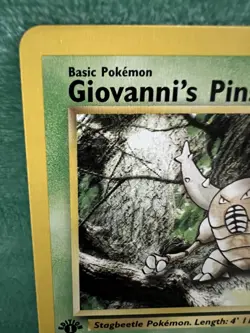 Pokemon Card - Giovanni's Pinsir Gym Challenge 24/132 Rare 1st Edition - Image 3