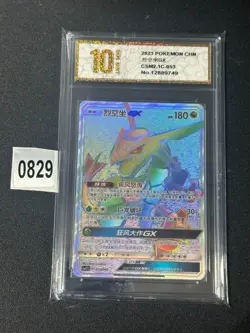 Pokemon S-Chinese Card Sun&Moon CSM2.1C-053 Rainbow Rare HR- Grade 10 - Image 1