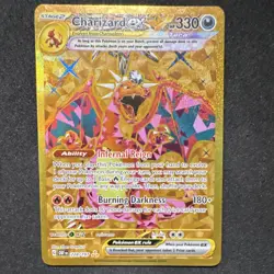2023 POKEMON OBF EN-OBSIDIAN FLAMES 228 CHARIZARD EX HYPER RARE - Image 1