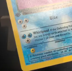 Pokemon Dark Vaporeon Team Rocket 1st Edition 45/82 Rare Regular English 2000 MP - Image 5