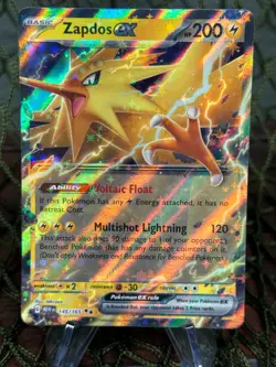 ZAPDOS EX ~ Pokemon TCG: ENGLISH 151 ~ 145/165 - Image 1