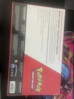 Pokemon S&V Black Bolt or White Flare Binder and Poster Collection with Boosters - Image 3