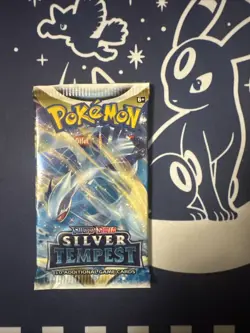 Pokemon TCG Silver Tempest Factory Sealed Booster Pack - Image 1