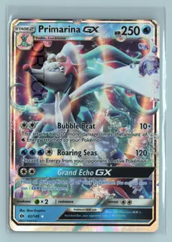 Pokemon Sun & Moon Base Set 42/149 Ultra Rare Primarina GX - Image 1