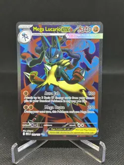 Pokemon TCG Mega Lucario EX 160/132 Ultra Rare Full Art Holo - Image 1