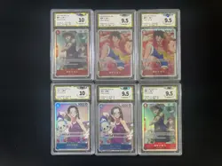 2025 One Piece TCG S-Chinese OP14-013 SR Monkey D. Luffy PGS 10 Lot*6 LU57 - Image 1