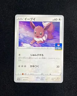 2021 Pokemon TCG Japanese Collection GYM PROMO 163/S-P Eevee Holo RB60 - Image 1