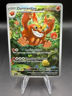 TCG POKEMON DARMANITAN HOLO ILLUSTRATION RARE 098/086 BLACK BOLT - Image 1