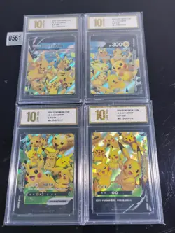 Pikachu V-union Promo 109/S-P - 112/S-P Combination Set - Pokemon -Pyxis gold 10 - Image 1
