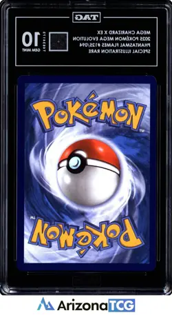 Pokemon 2025 Mega Charizard X ex 125/094 SIR Phantasmal Flames GEM MINT TAG 10 - Image 2