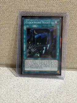 Yugioh Clockwork Night BLCR-EN007 Secret Rare 1st Edition Near Mint - Image 1