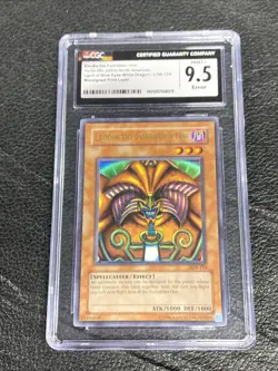 B6 Yugioh CGC Exodia The Forbidden One LOB-124 MISALIGNED PRINT LAYER - CGC 9.5 - Image 1