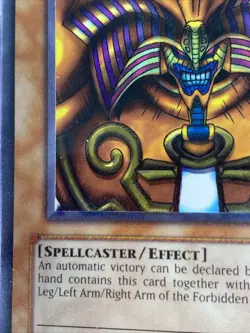 B6 Yugioh CGC Exodia The Forbidden One LOB-124 MISALIGNED PRINT LAYER - CGC 9.5 - Image 4