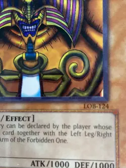 B6 Yugioh CGC Exodia The Forbidden One LOB-124 MISALIGNED PRINT LAYER - CGC 9.5 - Image 5