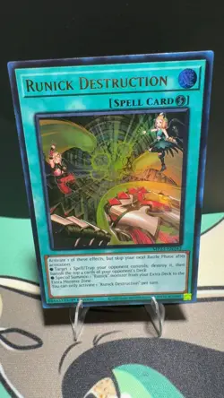 Runick Destruction MP23-EN243 Ultra Rare Yu-Gi-Oh 1st Edition LP - Image 1